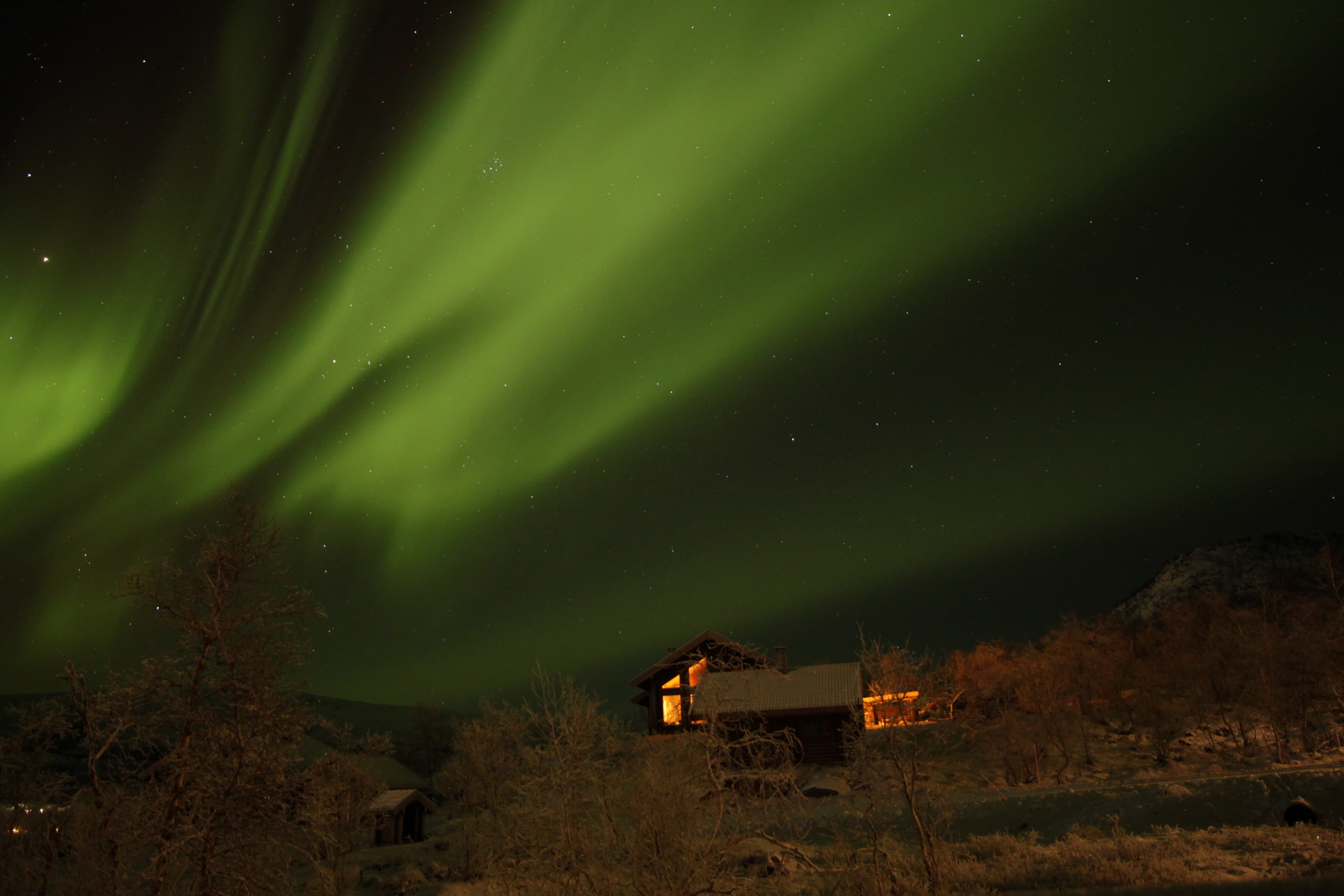 Nordlichter in Lappland