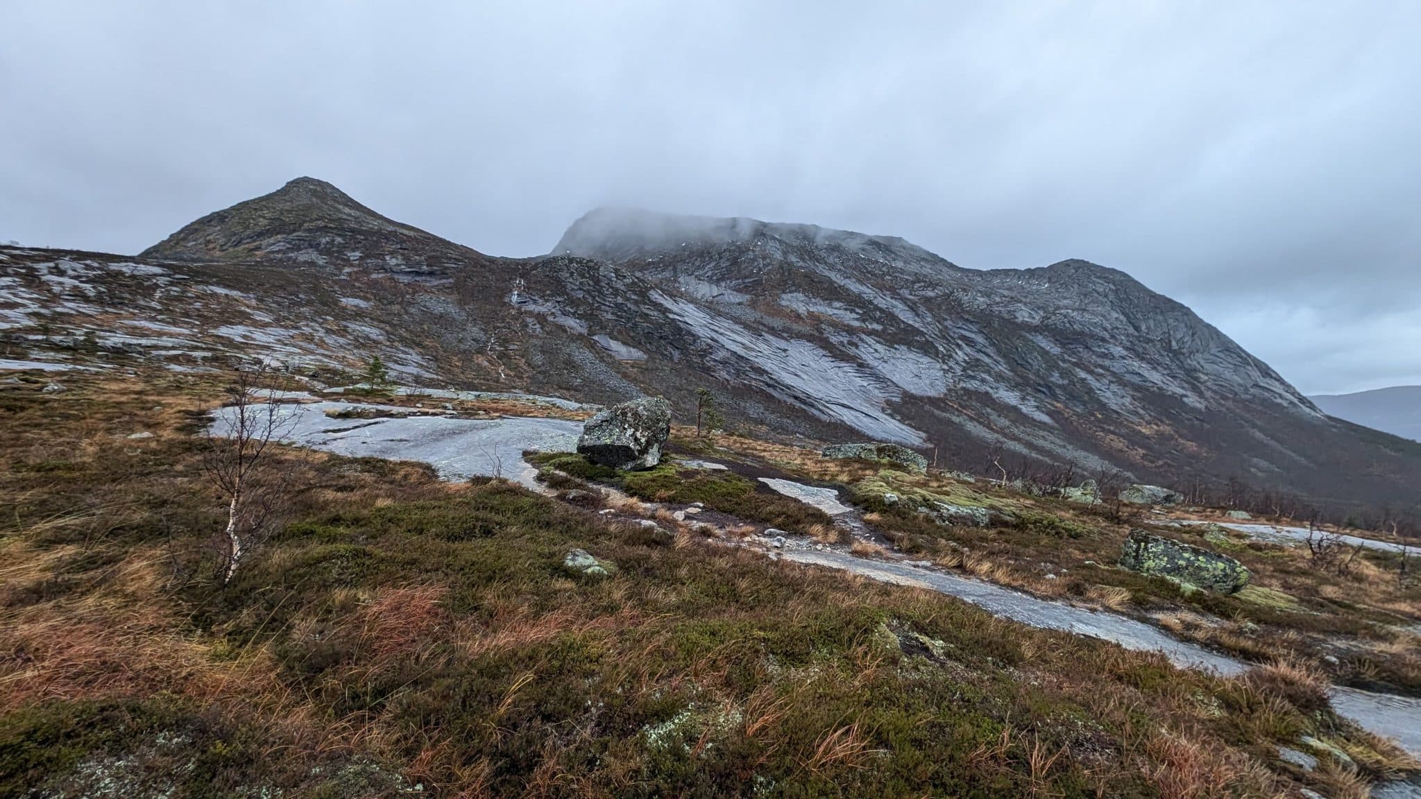 Winterstraße bei Balangen