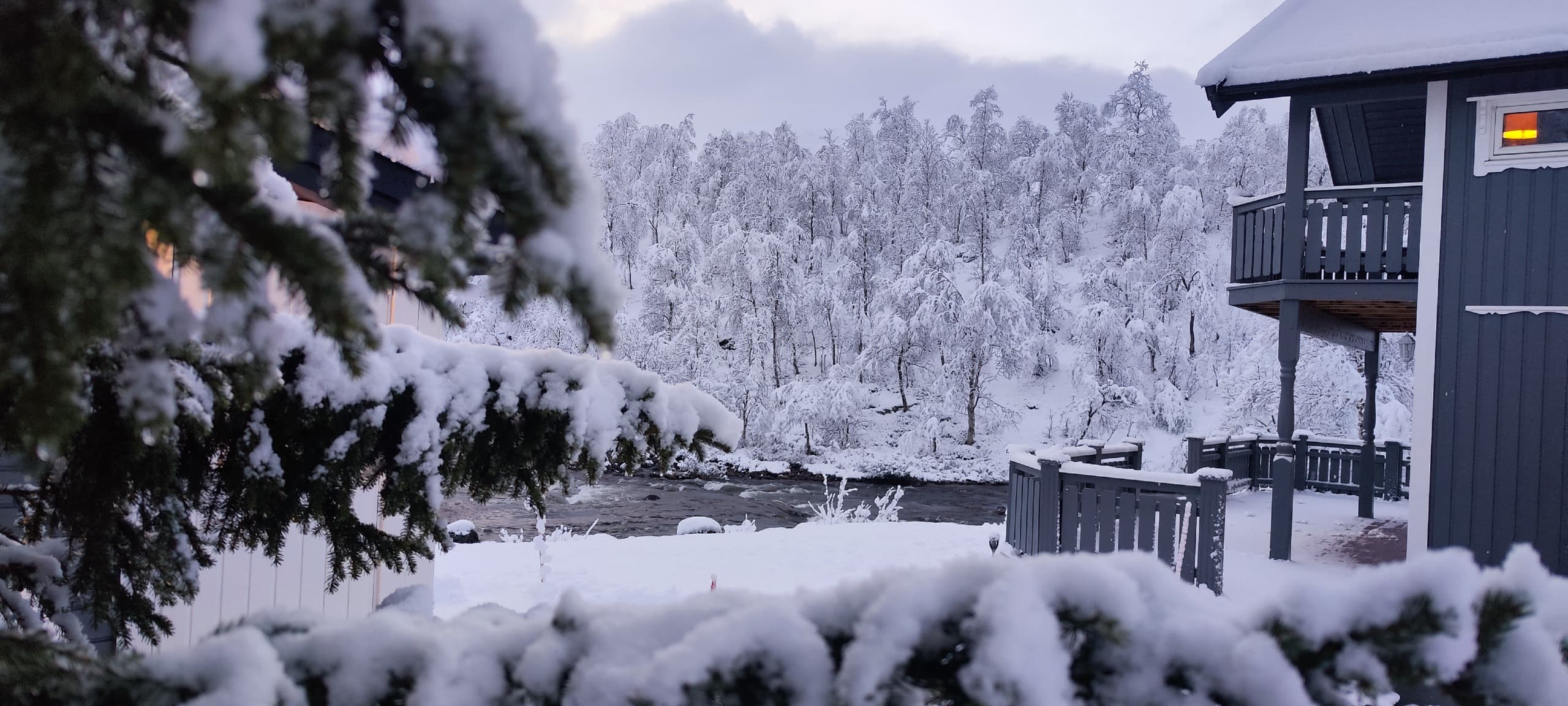 Håkvikdalen im Winter
