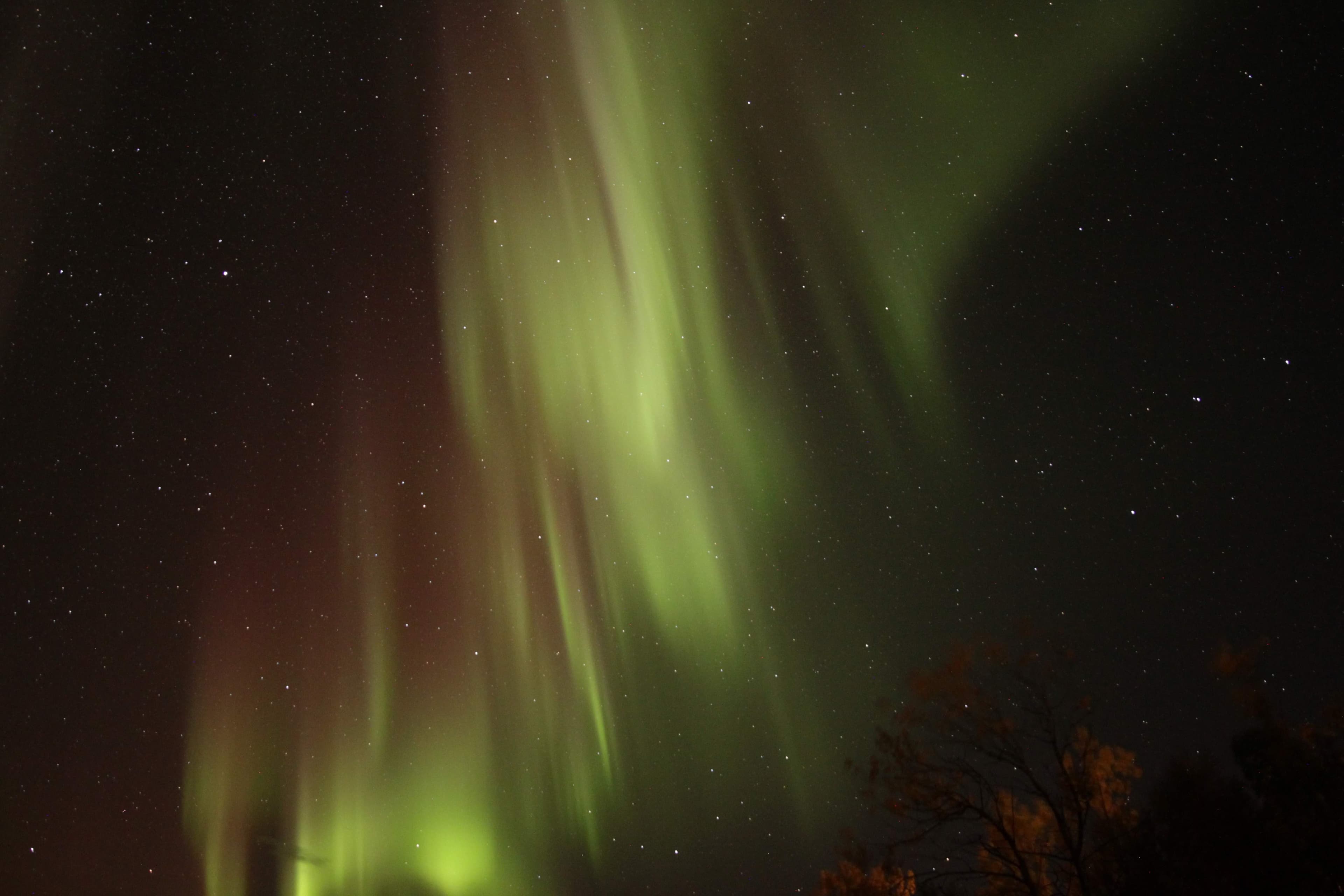 Polarlicht Foto mit Smartphone